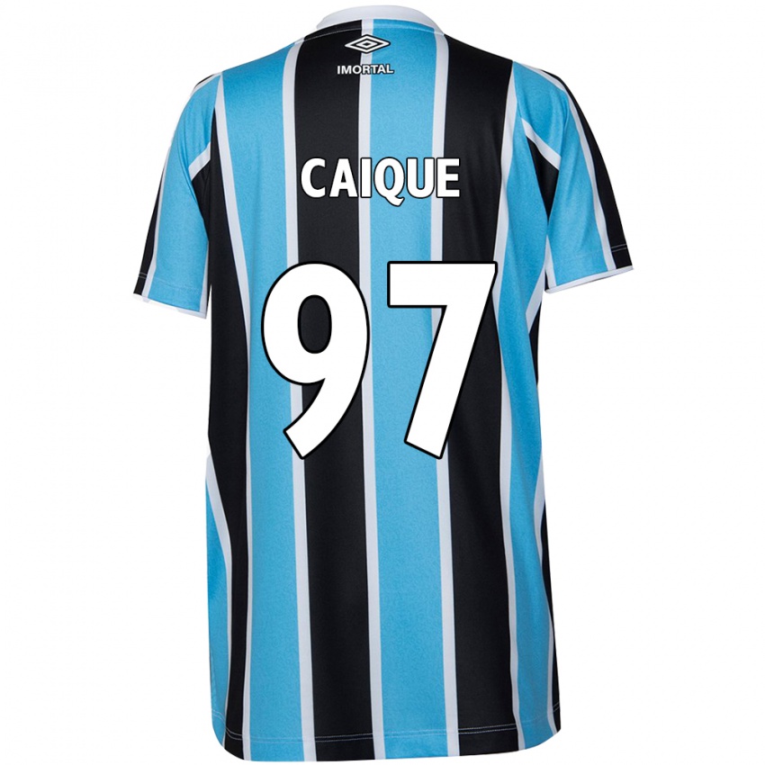 Homme Maillot Caíque #97 Bleu Noir Blanc Tenues Domicile 2024/25 T-Shirt Belgique