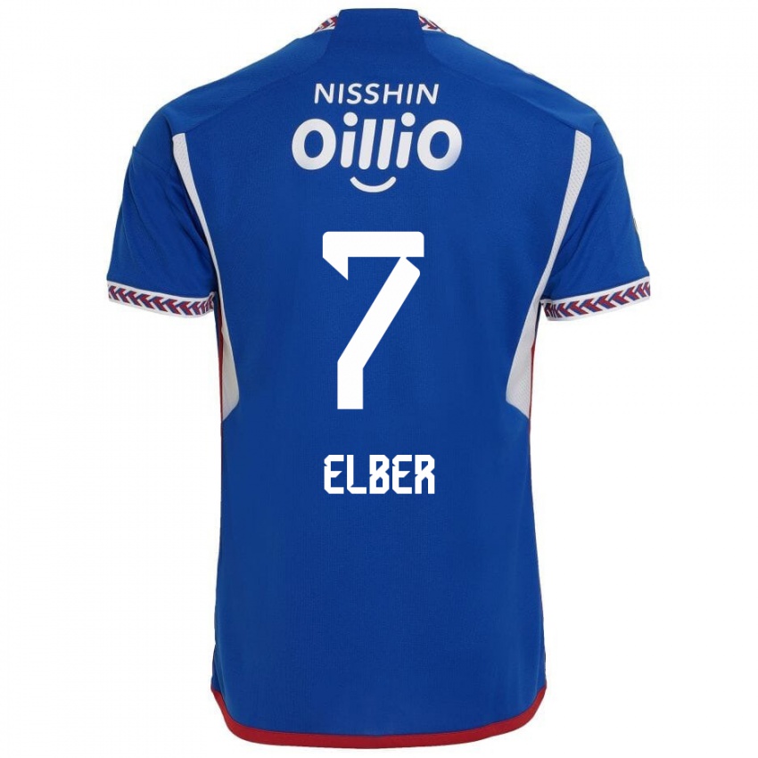 Heren Elber #7 Blauw Wit Rood Thuisshirt Thuistenue 2024/25 T-Shirt België