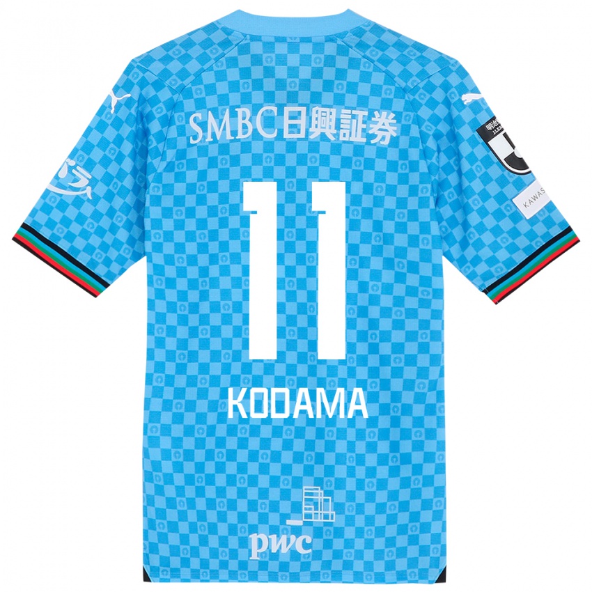 Homme Maillot Shotaro Kodama #11 Bleu Azur Tenues Domicile 2024/25 T-Shirt Belgique