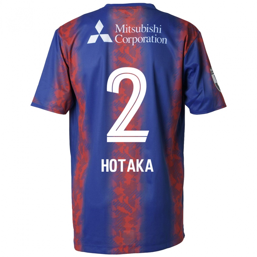 Heren Hotaka Nakamura #2 Blauw Rood Thuisshirt Thuistenue 2024/25 T-Shirt België