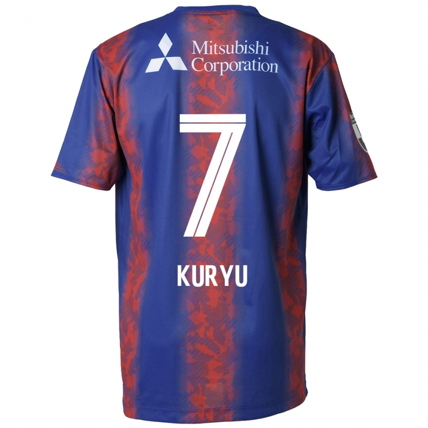 Heren Kuryu Matsuki #7 Blauw Rood Thuisshirt Thuistenue 2024/25 T-Shirt België