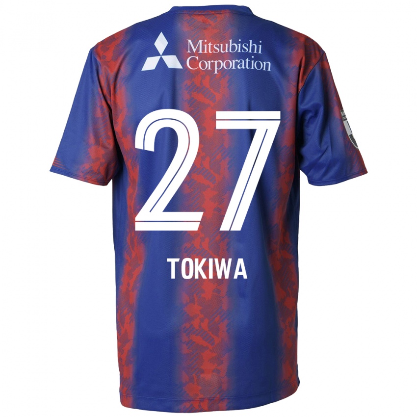 Herren Kyota Tokiwa #27 Blau Rot Heimtrikot Trikot 2024/25 T-Shirt Belgien