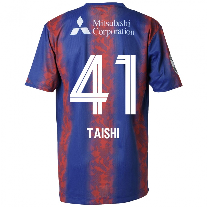 Herren Taishi Brandon Nozawa #41 Blau Rot Heimtrikot Trikot 2024/25 T-Shirt Belgien