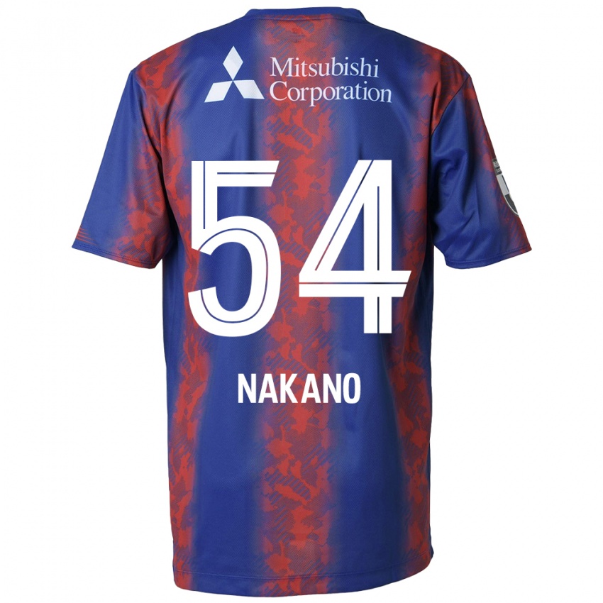 Heren Yui Nakano #54 Blauw Rood Thuisshirt Thuistenue 2024/25 T-Shirt België