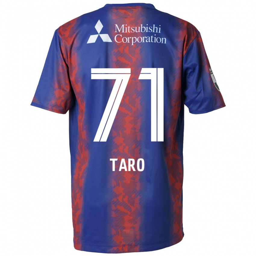 Heren Ryotaro Araki #71 Blauw Rood Thuisshirt Thuistenue 2024/25 T-Shirt België