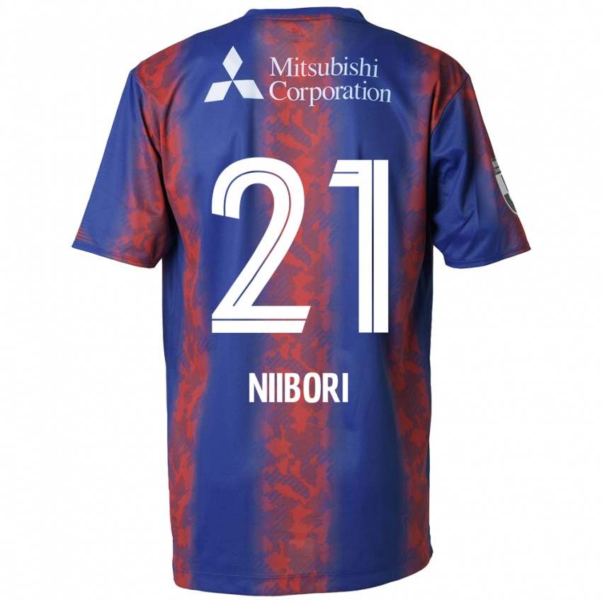 Heren Keita Niibori #21 Blauw Rood Thuisshirt Thuistenue 2024/25 T-Shirt België