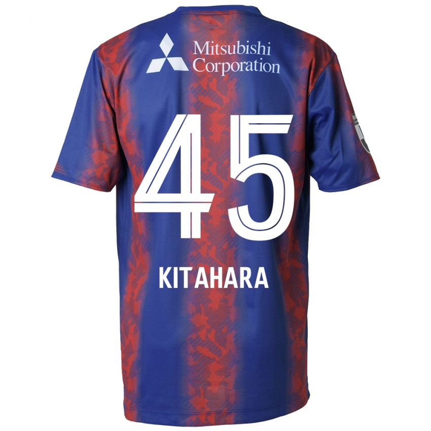 Herren Maki Kitahara #45 Blau Rot Heimtrikot Trikot 2024/25 T-Shirt Belgien