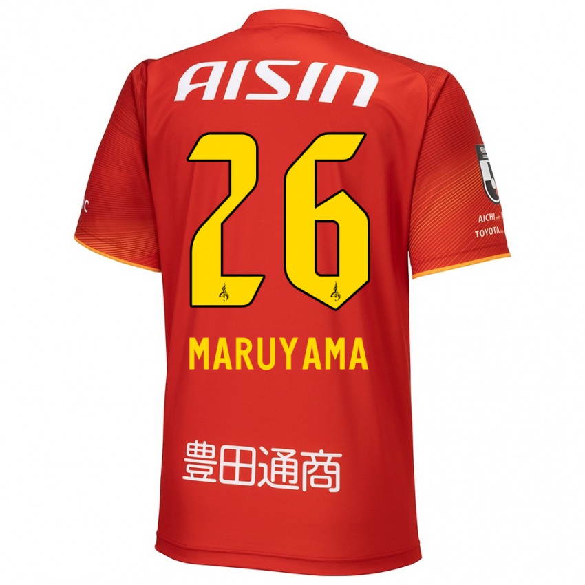 Herren Serato Maruyama #26 Rot Weiß Gelb Heimtrikot Trikot 2024/25 T-Shirt Belgien