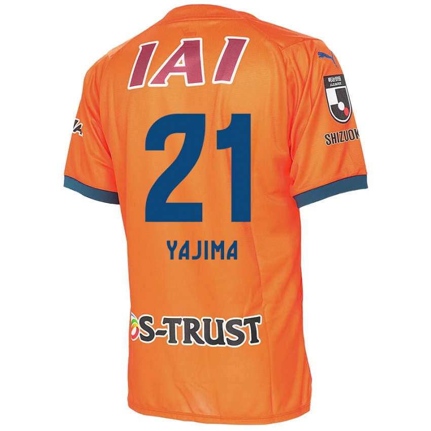 Herren Shinya Yajima #21 Orange Blau Heimtrikot Trikot 2024/25 T-Shirt Belgien