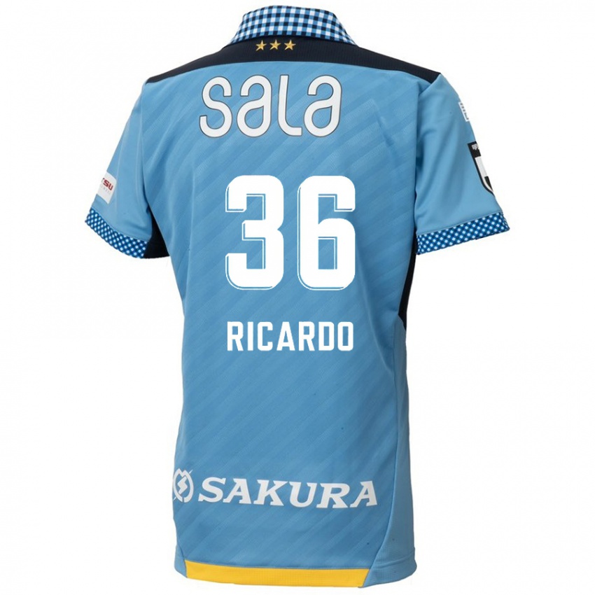 Heren Ricardo Graça #36 Blauw Zwart Thuisshirt Thuistenue 2024/25 T-Shirt België