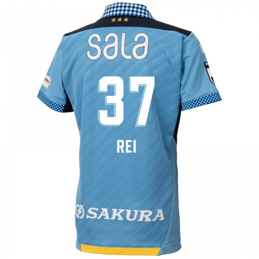 Heren Rei Hirakawa #37 Blauw Zwart Thuisshirt Thuistenue 2024/25 T-Shirt België