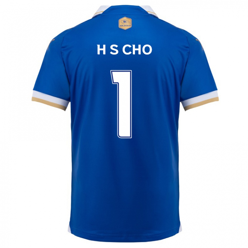 Herren Sung-Hoon Cho #1 Blau Weiss Heimtrikot Trikot 2024/25 T-Shirt Belgien