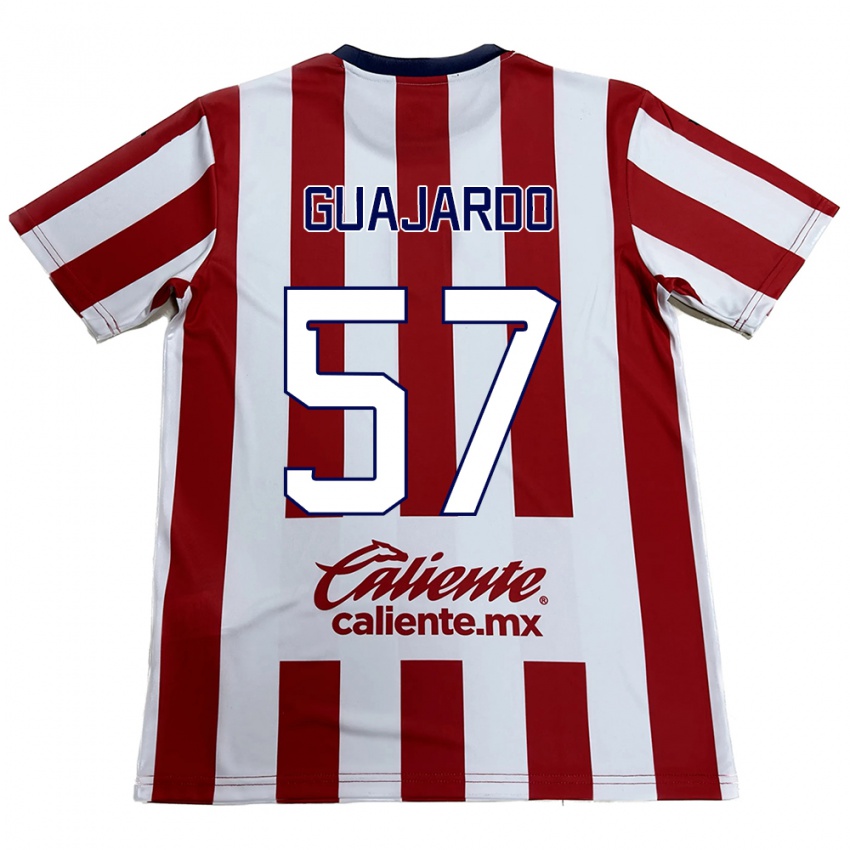 Heren Dylan Guajardo #57 Rood Wit Thuisshirt Thuistenue 2024/25 T-Shirt België