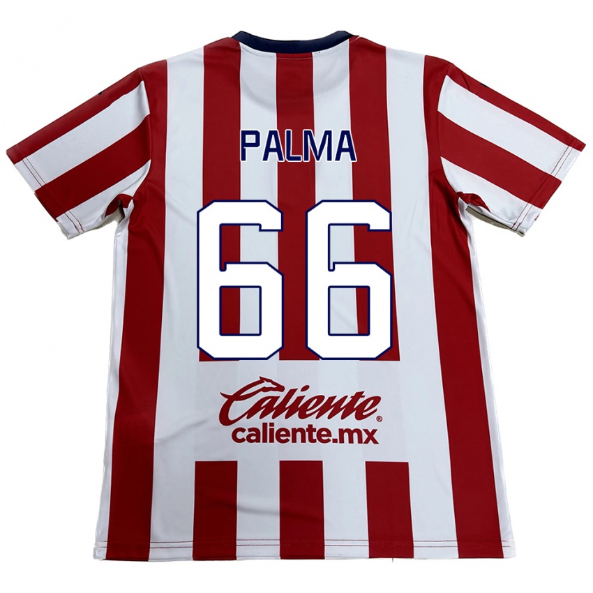 Heren Arturo Palma #66 Rood Wit Thuisshirt Thuistenue 2024/25 T-Shirt België