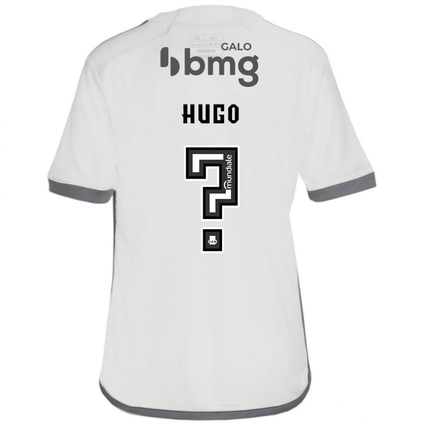 Homme Maillot Victor Hugo #0 Blanc Cassé Tenues Extérieur 2024/25 T-Shirt Belgique