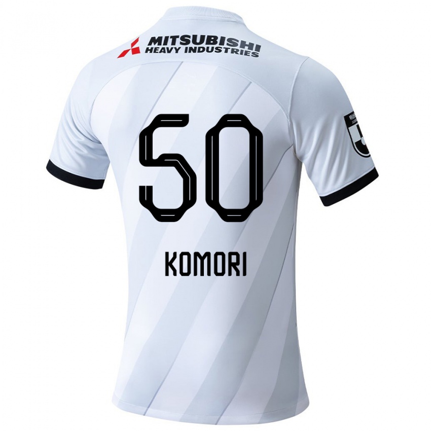 Herren Haruki Komori #50 Weiß Grau Auswärtstrikot Trikot 2024/25 T-Shirt Belgien