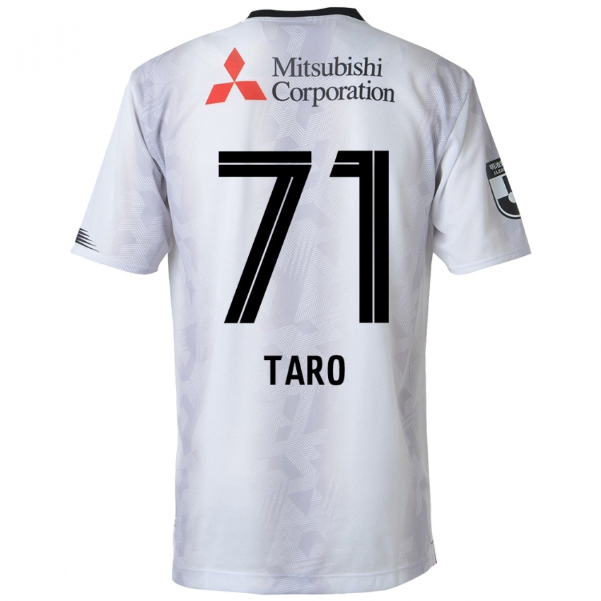 Heren Ryotaro Araki #71 Wit Zwart Uitshirt Uittenue 2024/25 T-Shirt België