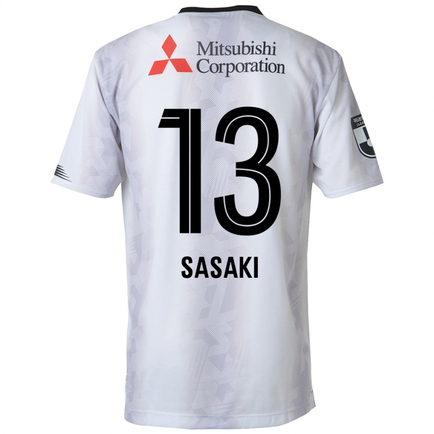 Heren Shoei Sasaki #13 Wit Zwart Uitshirt Uittenue 2024/25 T-Shirt België