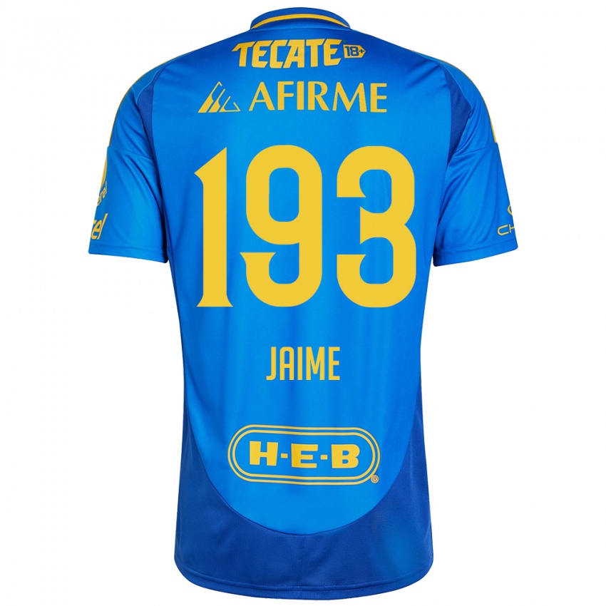 Herren Kenneth Jaime #193 Blau Gelb Auswärtstrikot Trikot 2024/25 T-Shirt Belgien