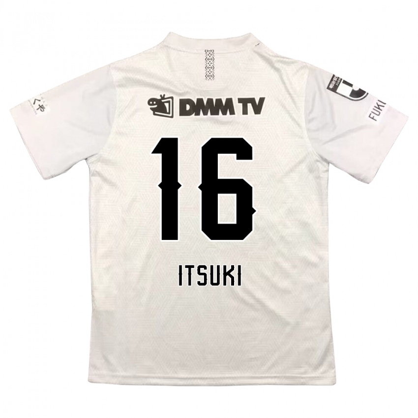 Herren Itsuki Oda #16 Grauschwarz Auswärtstrikot Trikot 2024/25 T-Shirt Belgien