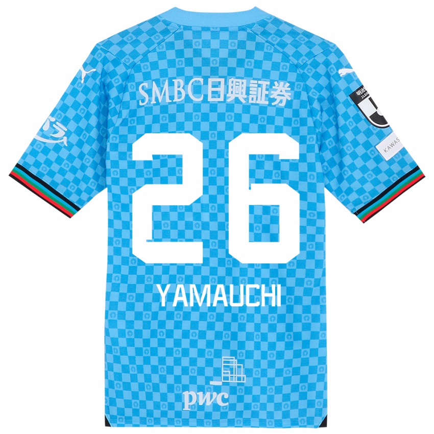 Dames Hinata Yamauchi #26 Azuur Blauw Thuisshirt Thuistenue 2024/25 T-Shirt België