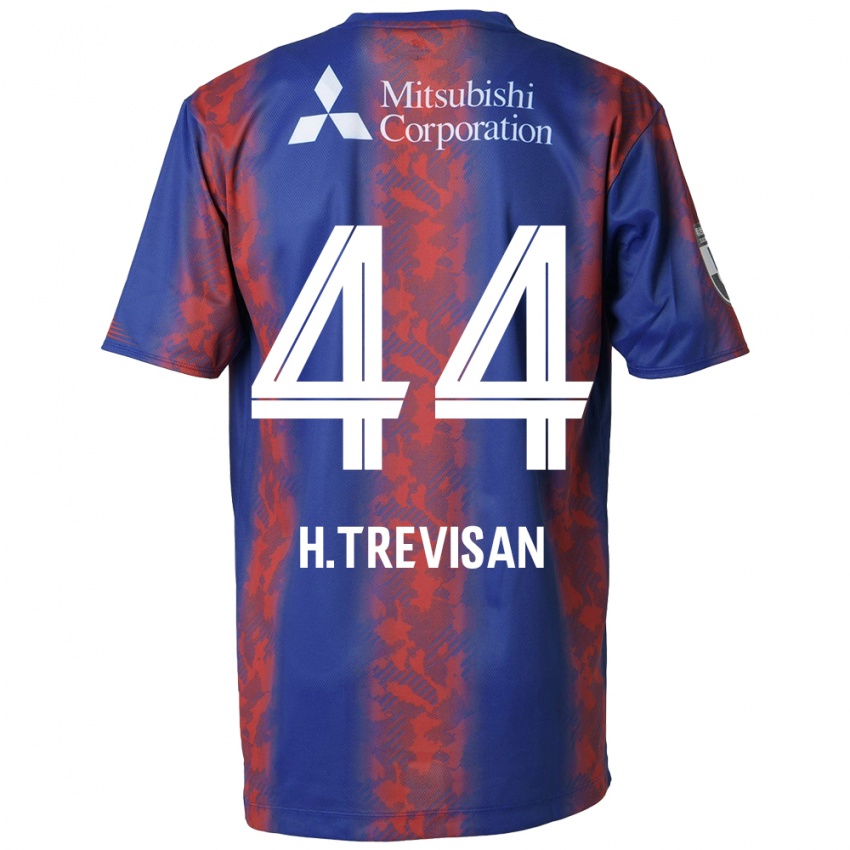 Dames Henrique Trevisan #44 Blauw Rood Thuisshirt Thuistenue 2024/25 T-Shirt België