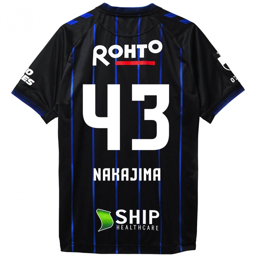 Dames Yugo Nakajima #43 Zwart Blauw Thuisshirt Thuistenue 2024/25 T-Shirt België