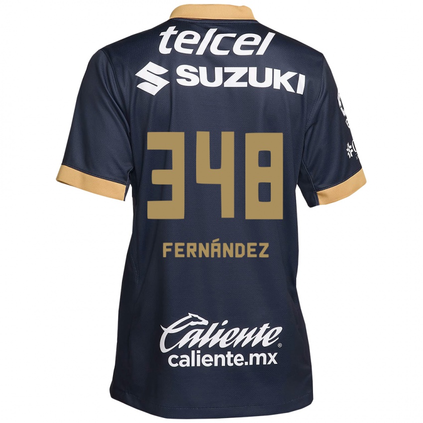 Damen Yerik Fernández #348 Obsidian Gold Weiß Auswärtstrikot Trikot 2024/25 T-Shirt Belgien