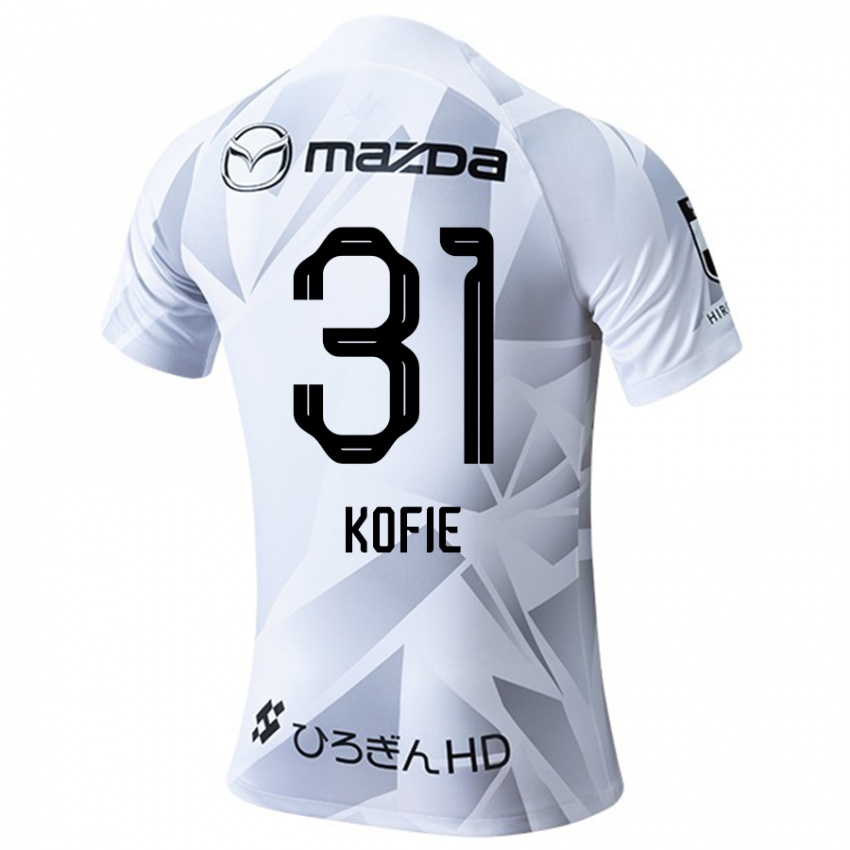 Dames Shota Kofie #31 Wit Grijs Zwart Uitshirt Uittenue 2024/25 T-Shirt België