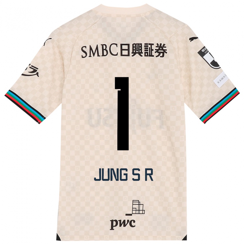 Dames Sung-Ryong Jung #1 Wit Grijs Uitshirt Uittenue 2024/25 T-Shirt België