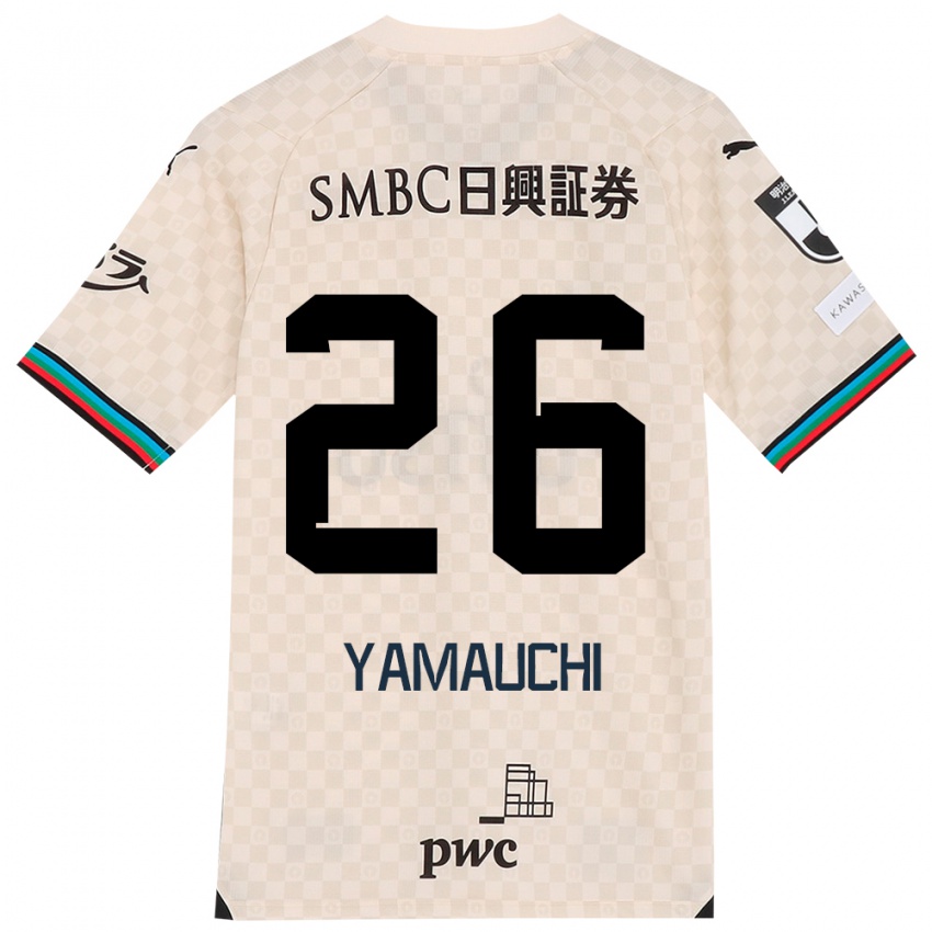 Dames Hinata Yamauchi #26 Wit Grijs Uitshirt Uittenue 2024/25 T-Shirt België