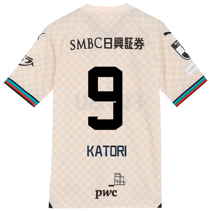 Dames Takeshi Katori #9 Wit Grijs Uitshirt Uittenue 2024/25 T-Shirt België