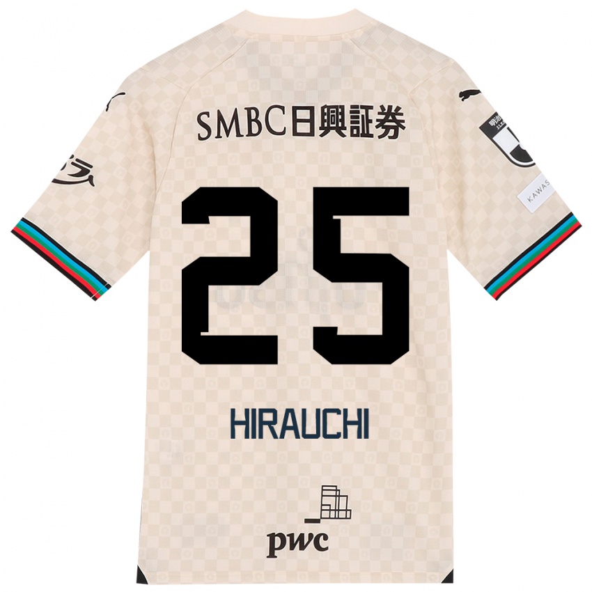 Dames Issei Hirauchi #25 Wit Grijs Uitshirt Uittenue 2024/25 T-Shirt België