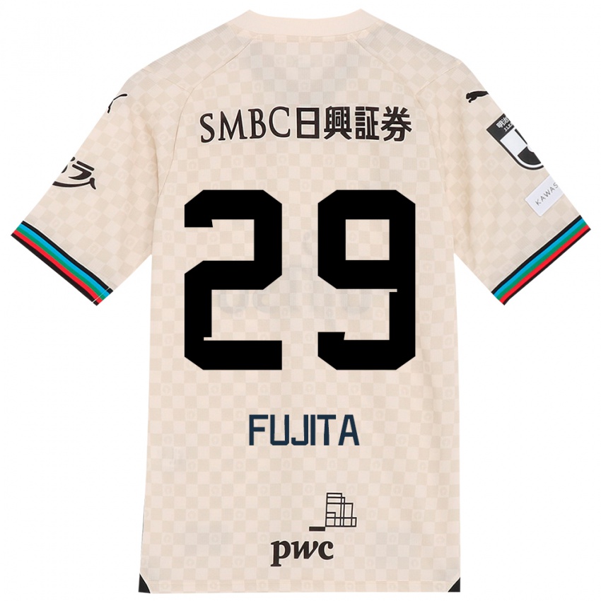 Dames Asuto Fujita #29 Wit Grijs Uitshirt Uittenue 2024/25 T-Shirt België