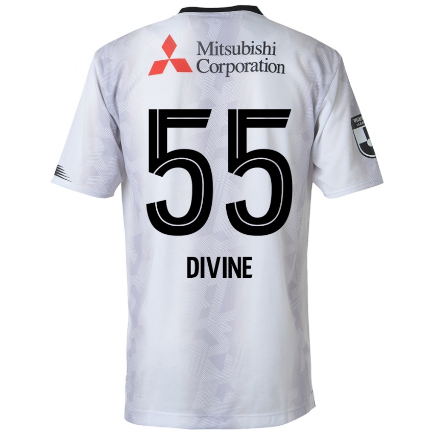 Dames Divine Chinedu Otani #55 Wit Zwart Uitshirt Uittenue 2024/25 T-Shirt België