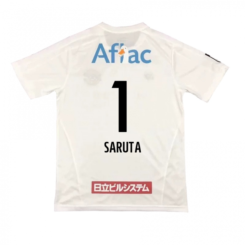 Dames Haruki Saruta #1 Wit Zwart Uitshirt Uittenue 2024/25 T-Shirt België