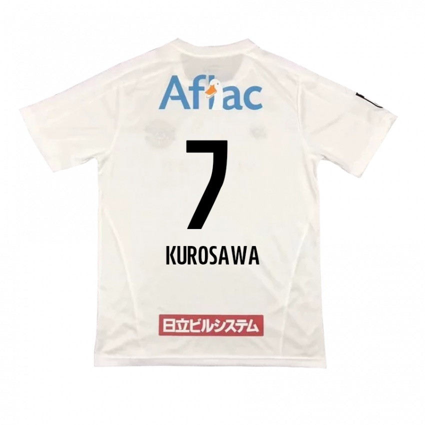 Dames Shido Kurosawa #7 Wit Zwart Uitshirt Uittenue 2024/25 T-Shirt België