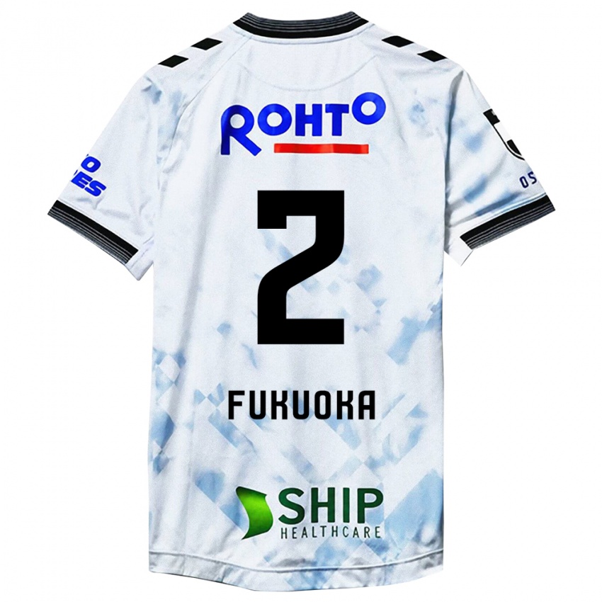 Dames Shota Fukuoka #2 Wit Zwart Uitshirt Uittenue 2024/25 T-Shirt België