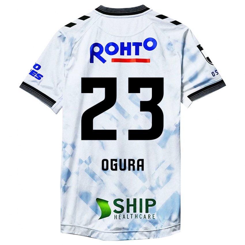 Dames Shimpei Ogura #23 Wit Zwart Uitshirt Uittenue 2024/25 T-Shirt België