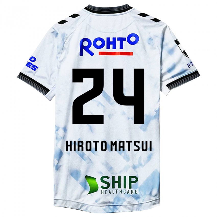 Dames Elijah Hiroto Matsui #24 Wit Zwart Uitshirt Uittenue 2024/25 T-Shirt België