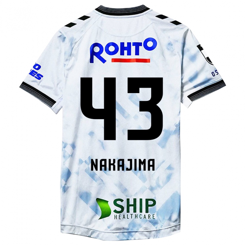 Dames Yugo Nakajima #43 Wit Zwart Uitshirt Uittenue 2024/25 T-Shirt België