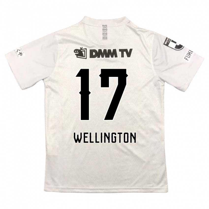 Damen Wellington #17 Grauschwarz Auswärtstrikot Trikot 2024/25 T-Shirt Belgien