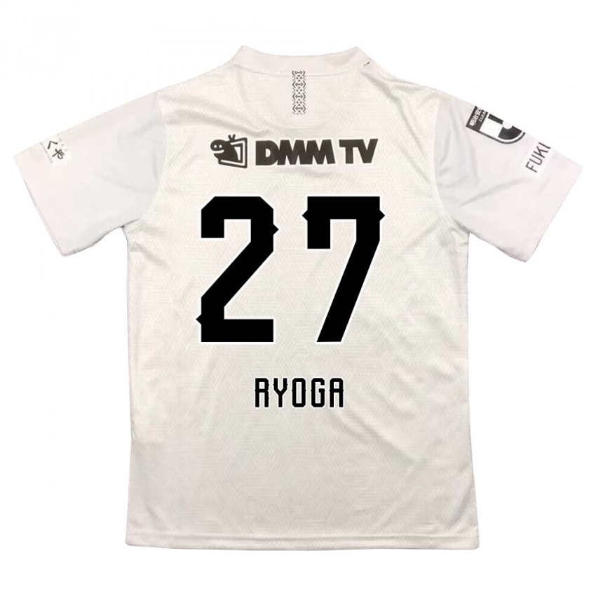 Damen Ryoga Sato #27 Grauschwarz Auswärtstrikot Trikot 2024/25 T-Shirt Belgien