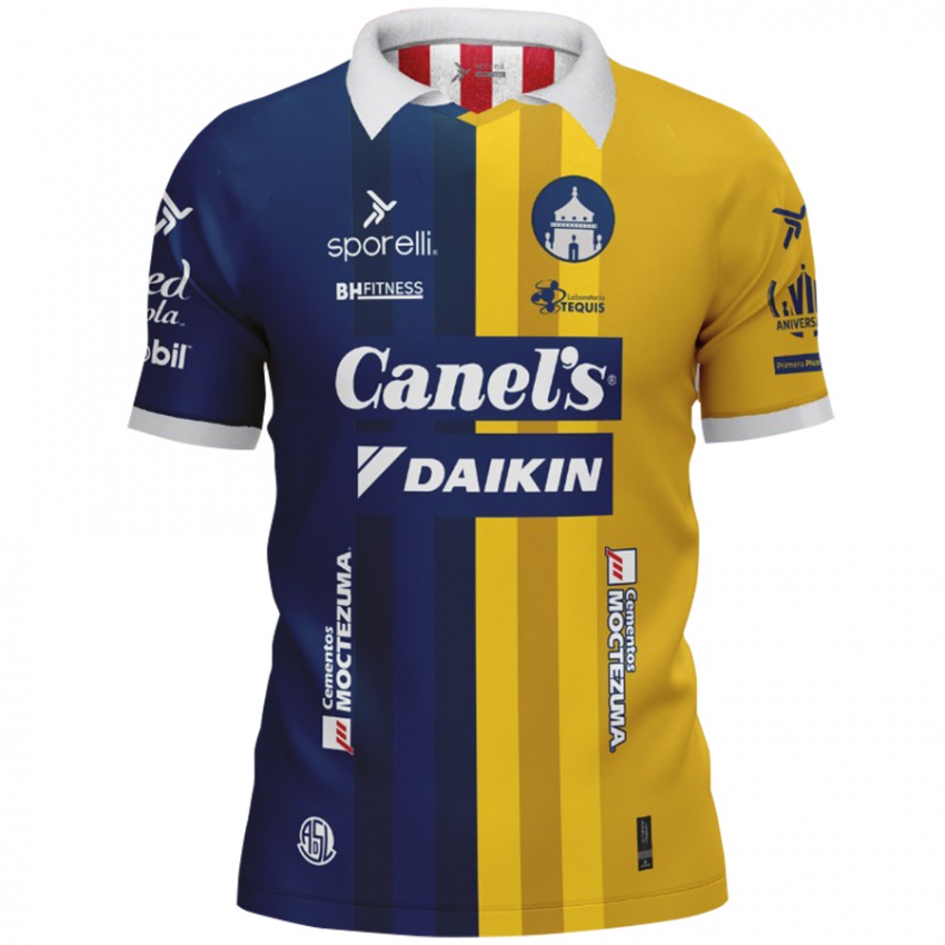 Dames Benjamín Galdames #27 Blauw Geel Uitshirt Uittenue 2024/25 T-Shirt België