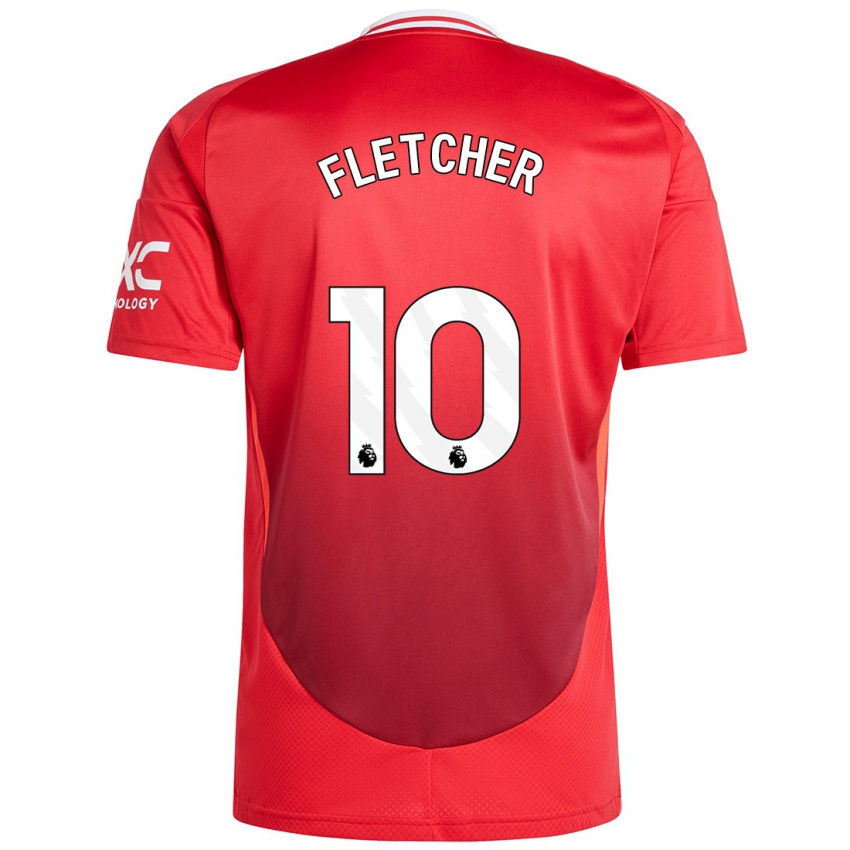 Kinderen Jack Fletcher #10 Felrood Thuisshirt Thuistenue 2024/25 T-Shirt België