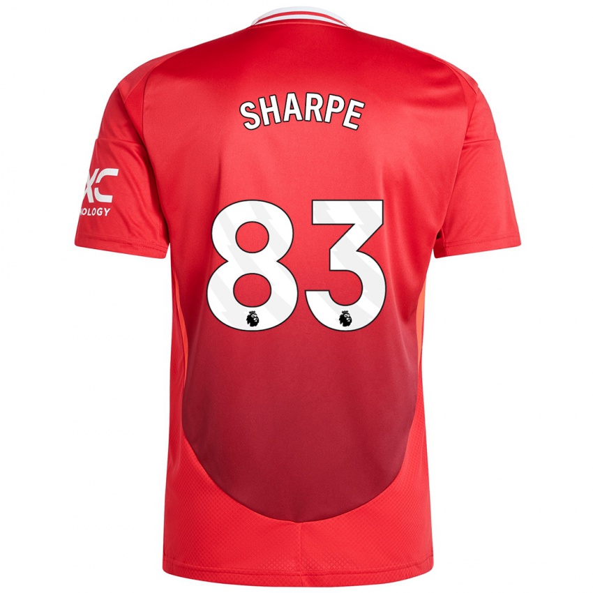 Kinderen Malachi Sharpe #83 Felrood Thuisshirt Thuistenue 2024/25 T-Shirt België