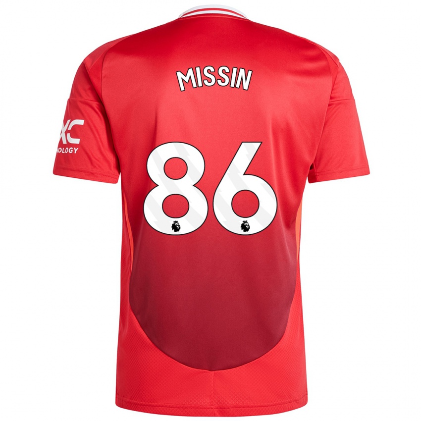 Kinderen Ashton Missin #86 Felrood Thuisshirt Thuistenue 2024/25 T-Shirt België