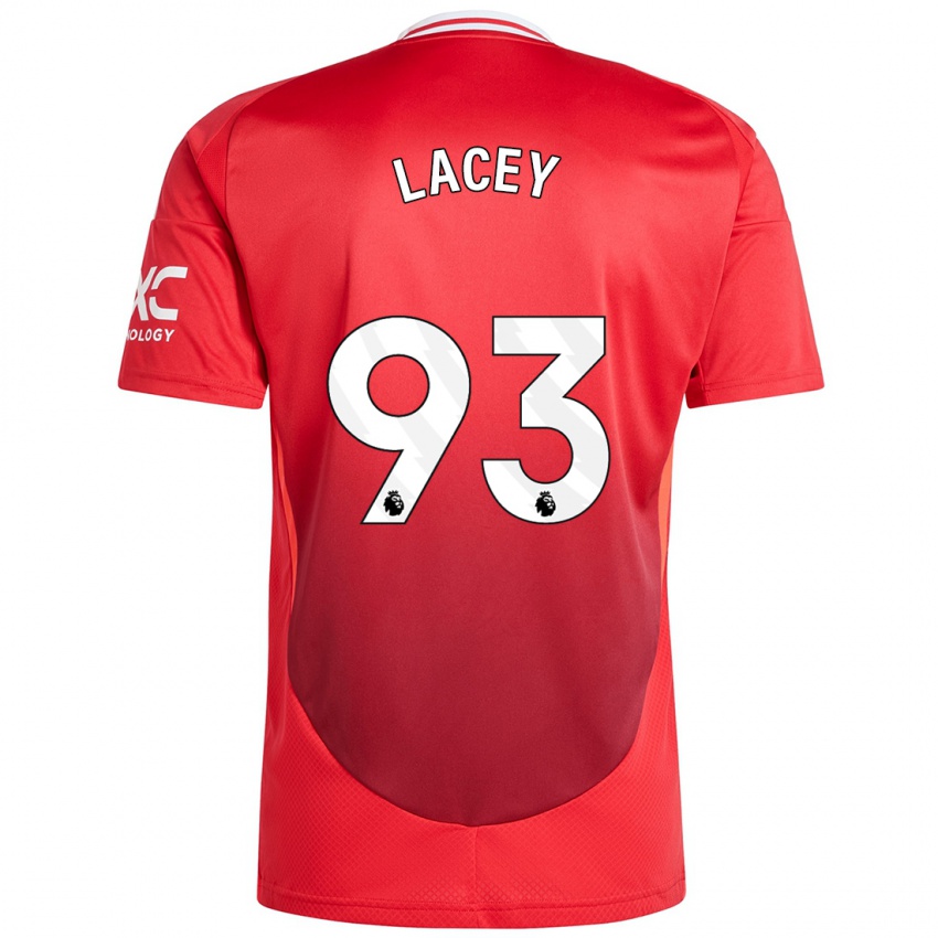 Kinderen Shea Lacey #93 Felrood Thuisshirt Thuistenue 2024/25 T-Shirt België