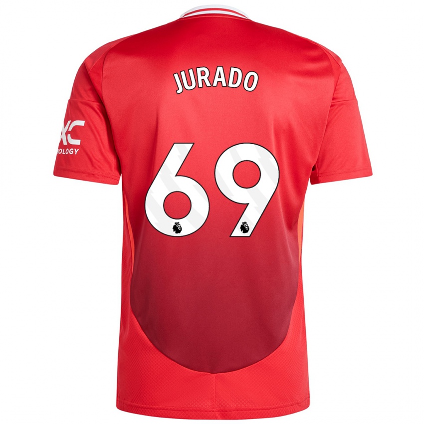 Kinderen Marc Jurado #69 Felrood Thuisshirt Thuistenue 2024/25 T-Shirt België