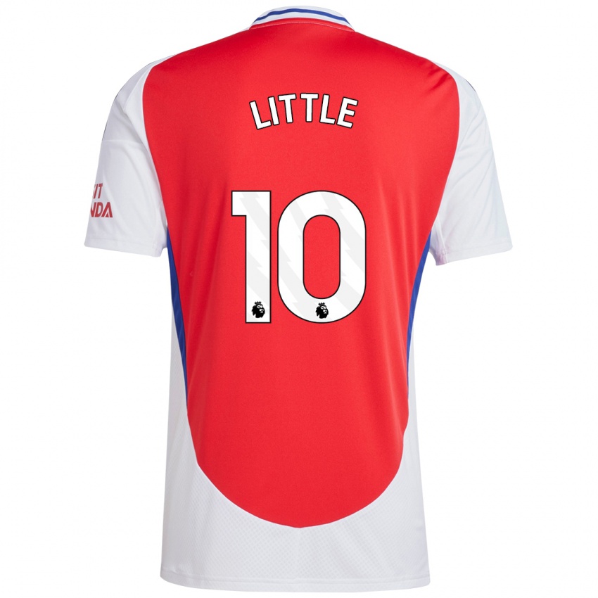 Enfant Maillot Kim Little #10 Rouge Blanc Tenues Domicile 2024/25 T-Shirt Belgique